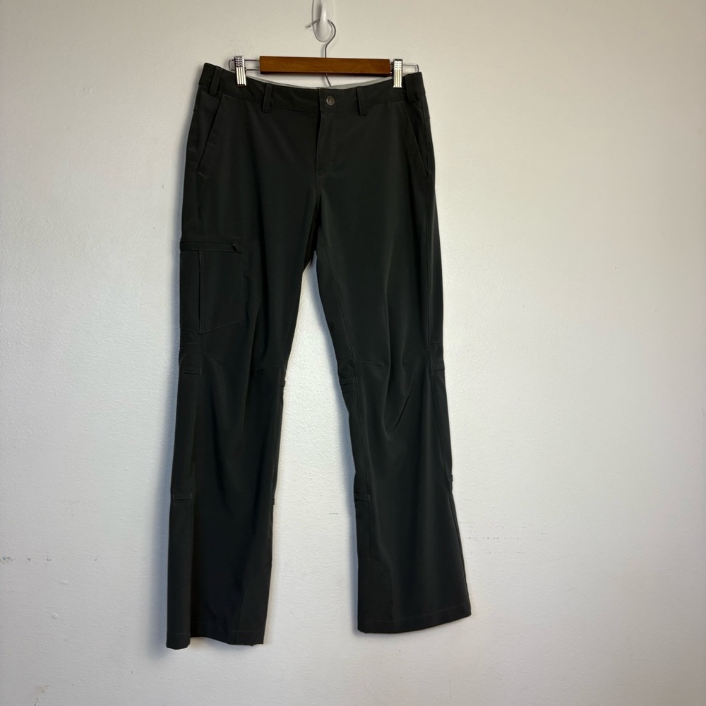 REI Charcoal Gray Outdoor Hiking Cargo‎ Pants Size 8 Petite 8P
